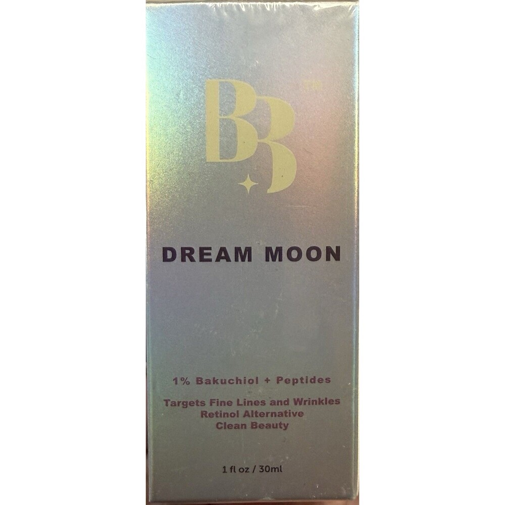 NIB Bijou Bijou Dream Moon Bakuchiol Peptide Serum Retinol Alternative 1oz Clean